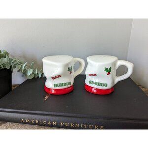 3/25$ Bah Humbug Vintage Christmas Salt and Pepper Shakers